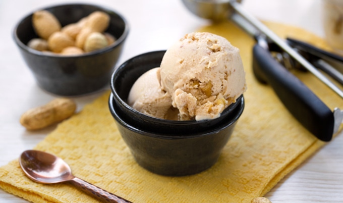Vegan Peanut Butter Frozen Yogurt