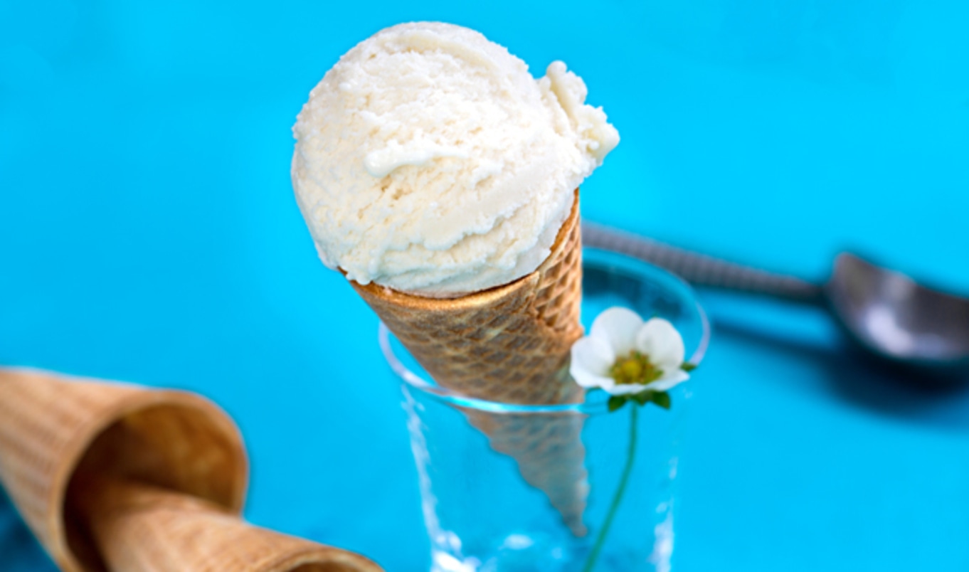 Four-Ingredient Cashew Vanilla Ice Cream