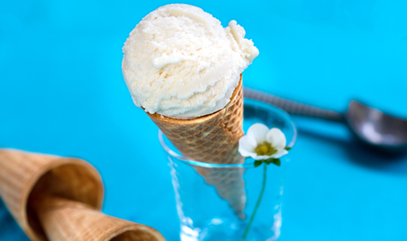 Four-Ingredient Vegan Vanilla Ice Cream