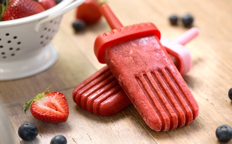 Very Berry Vegan Popsicles