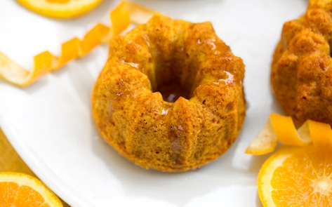 Vegan Mini Lemon Bundt Cakes