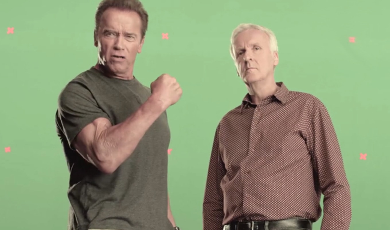 Schwarzenegger and Cameron Urge Public to Cut Meat