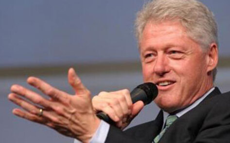 Veg Dinner with Clinton