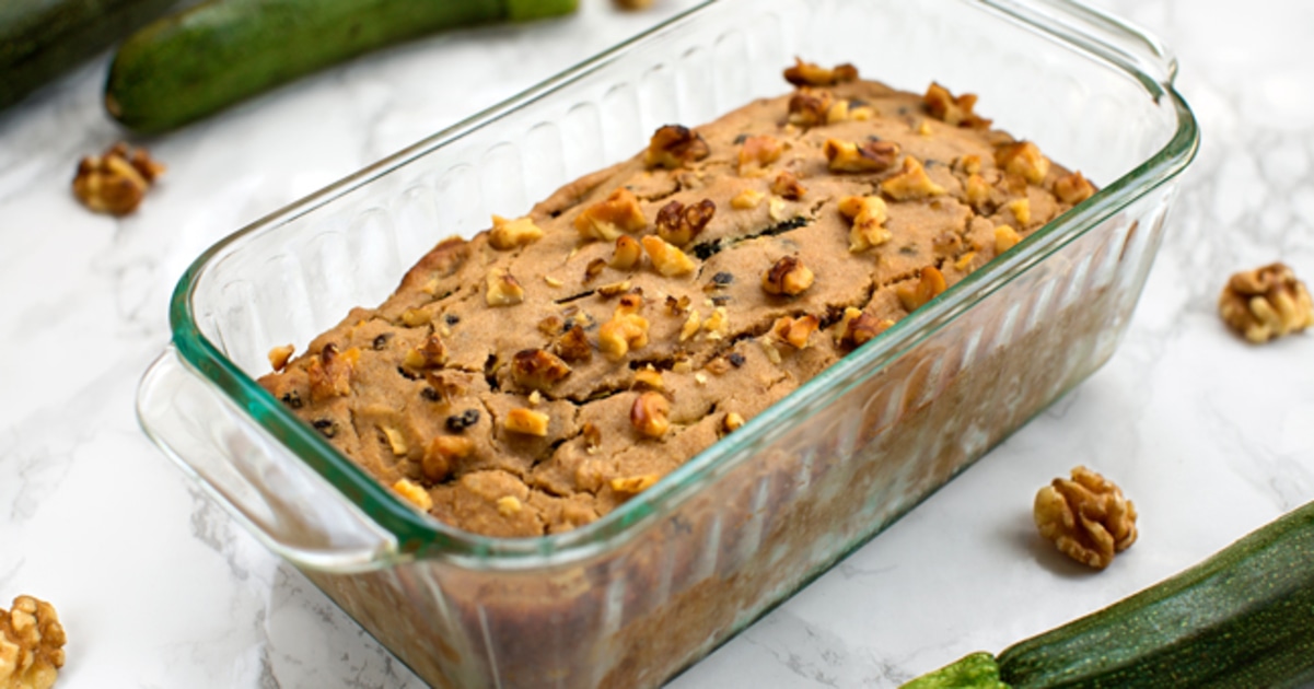 Gluten-Free Vegan Zucchini Walnut Bread | VegNews