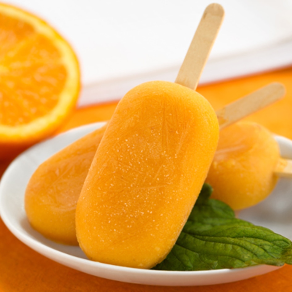 Dairy-Free Orange Creamsicle Popsicles