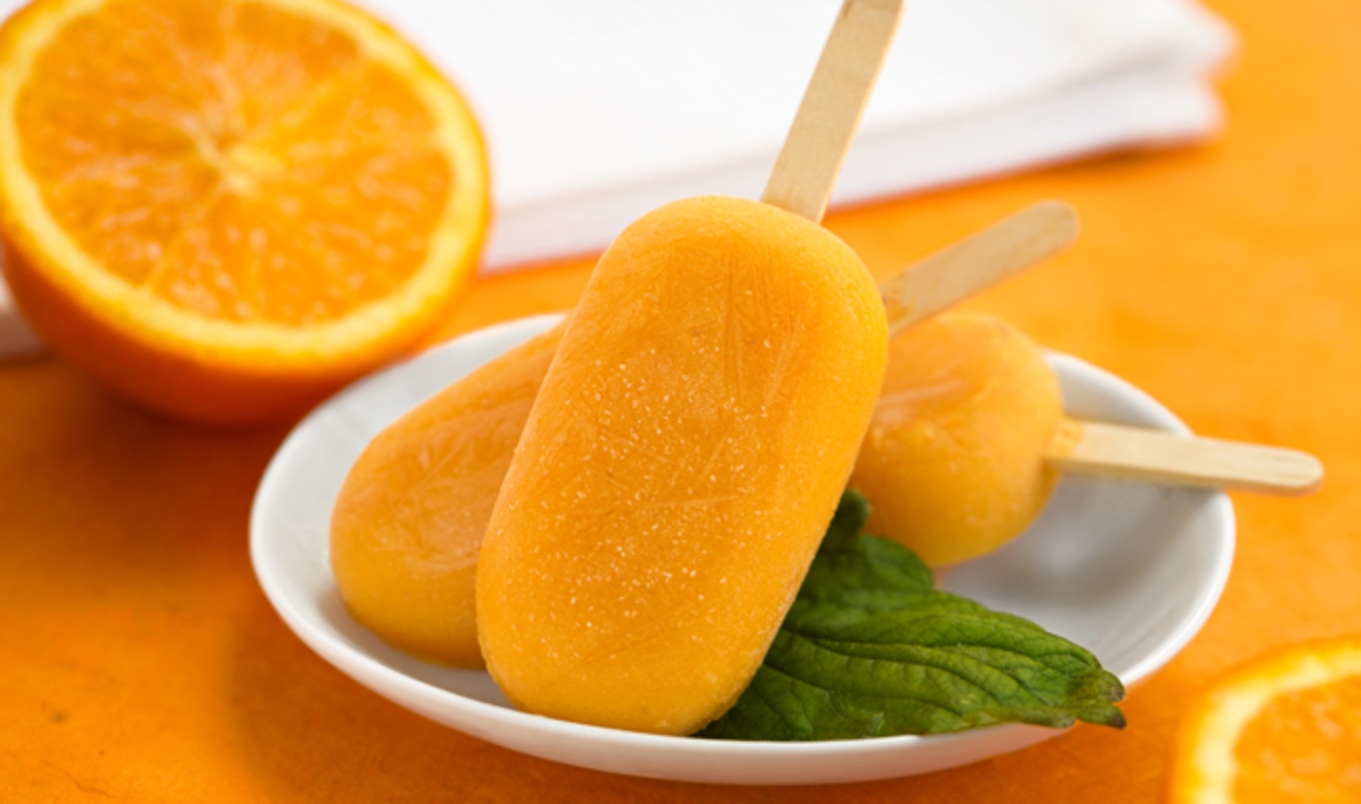 Dairy-Free Orange Creamsicle Popsicles