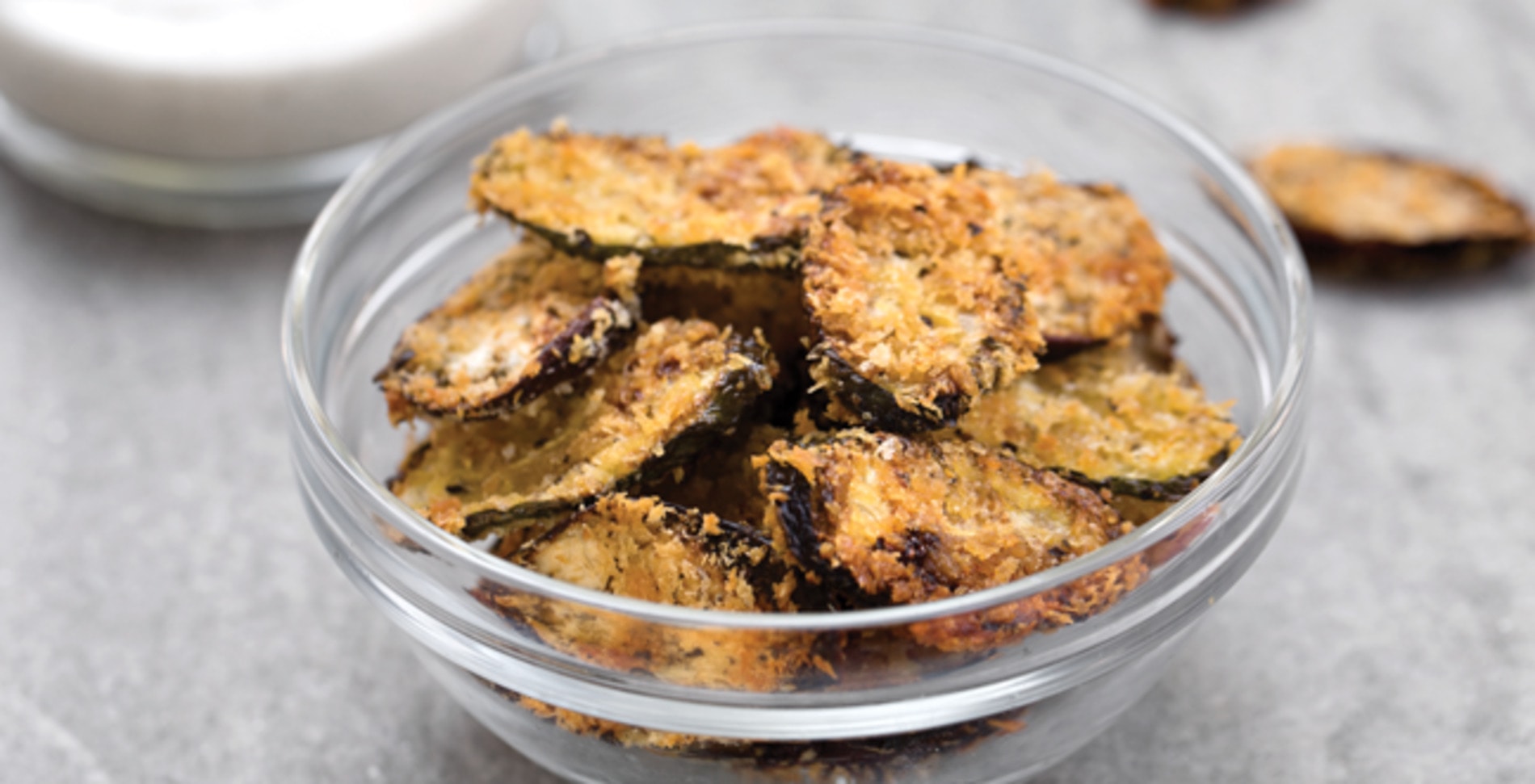 Baked Vegan Eggplant and Zucchini Chips