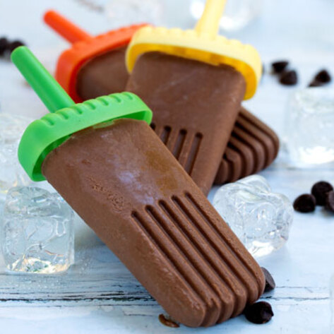 Vegan Chocolate Pudding Popsicles
