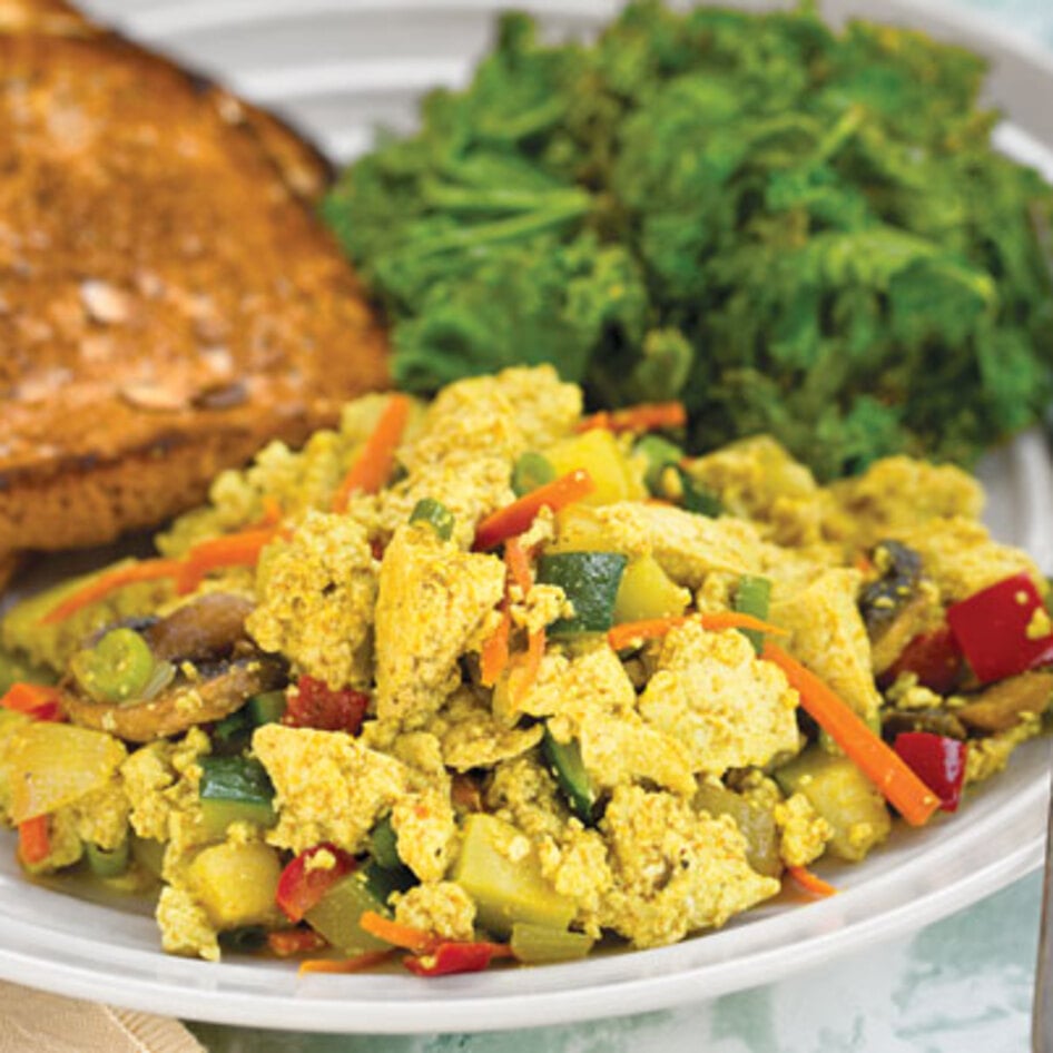 Weeknight Veggie Tofu Scramble