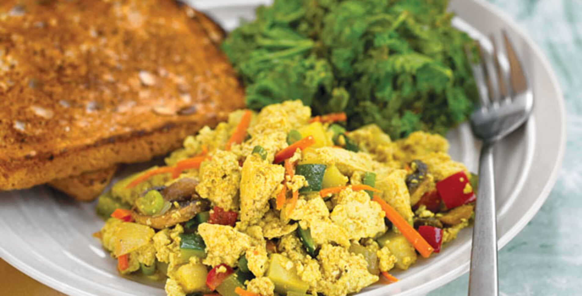 Weeknight Veggie Tofu Scramble