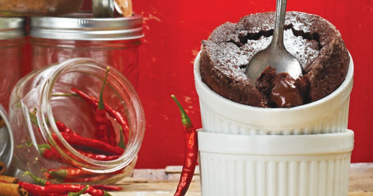 Mini Vegan Mexican Chocolate Soufflés | VegNews