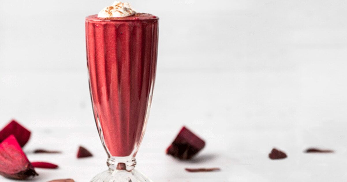 Red Velvet Coconut Beet Shake | VegNews