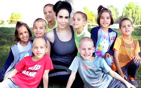 Octomom Throws Vegan Birthday Party for Eight Kids