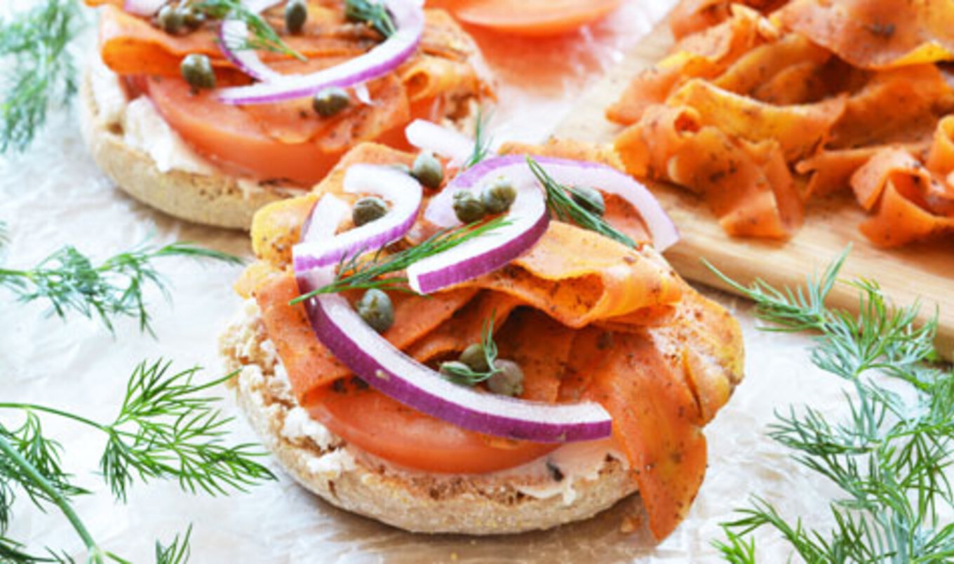 Vegan Lox and Cream Cheese