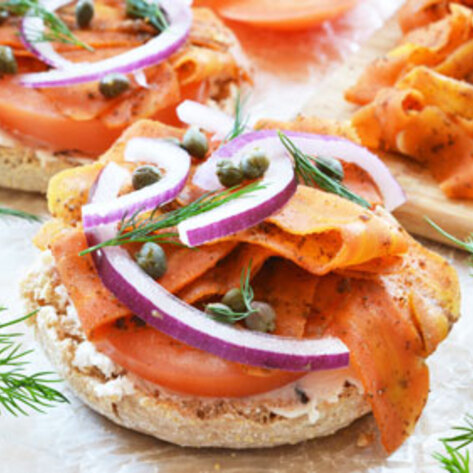 Vegan Lox and Cream Cheese