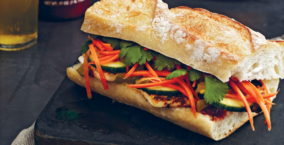 Vietnamese-Inspired Vegan Tofu Bánh Mì