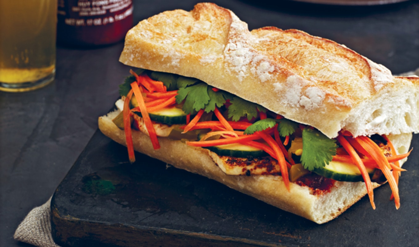 Vietnamese-Inspired Vegan Tofu Bánh Mì