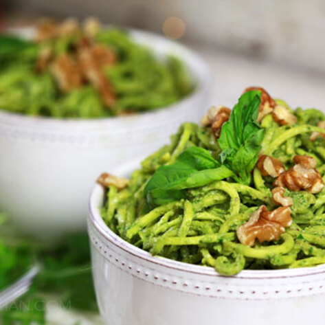Walnut, Arugula, & Basil Pesto
