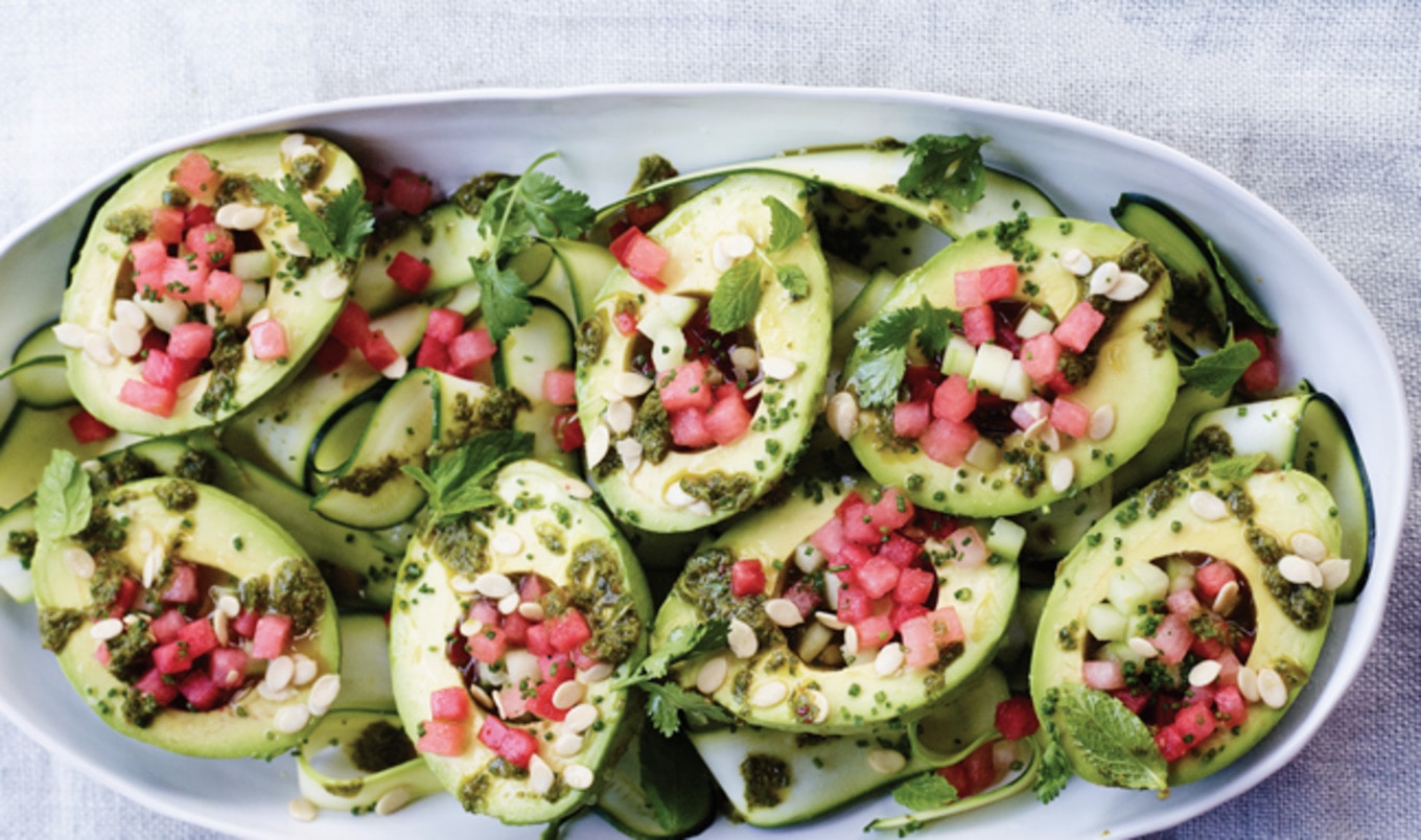 Chimichurri Avocado Watermelon Salad