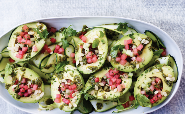 VegNews.ChimichurriAvocadoSalad.ThePerfectBlend