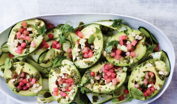 Vegan Chimichurri Avocado Salad