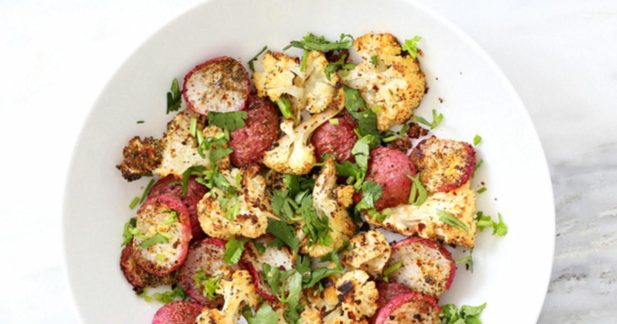 Zesty Roasted Cauliflower With Indian Spices | VegNews