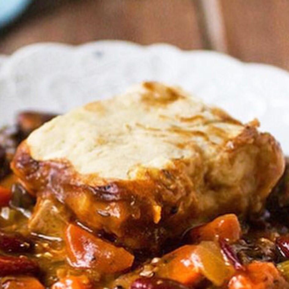 Isa Chandra Moskowitz's Irish Stout Stew With Fluffy Potato Biscuits