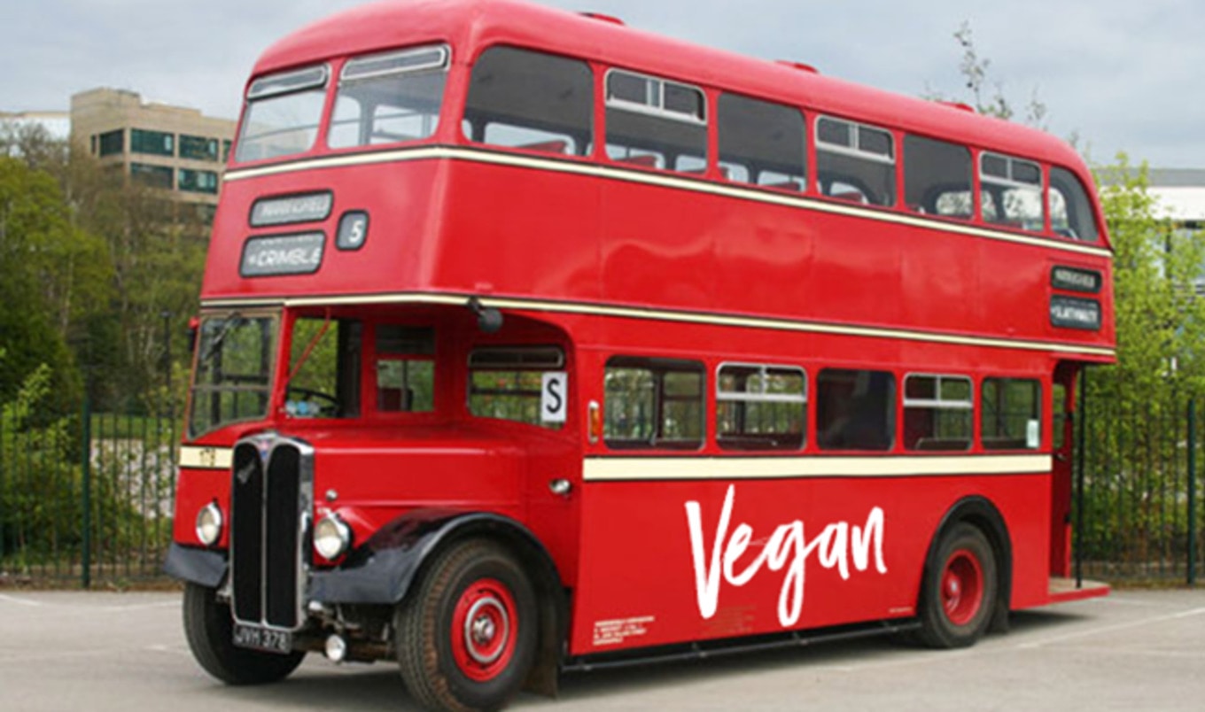 Vegan Double-Decker Bus Rolls Out in Wichita