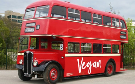 Vegan Double-Decker Bus Rolls Out in Wichita