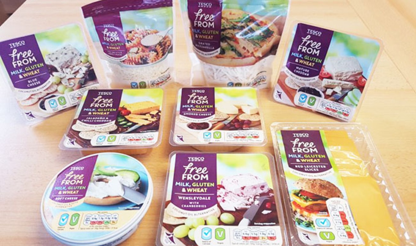Tesco Launches Vegan Cheese Line
