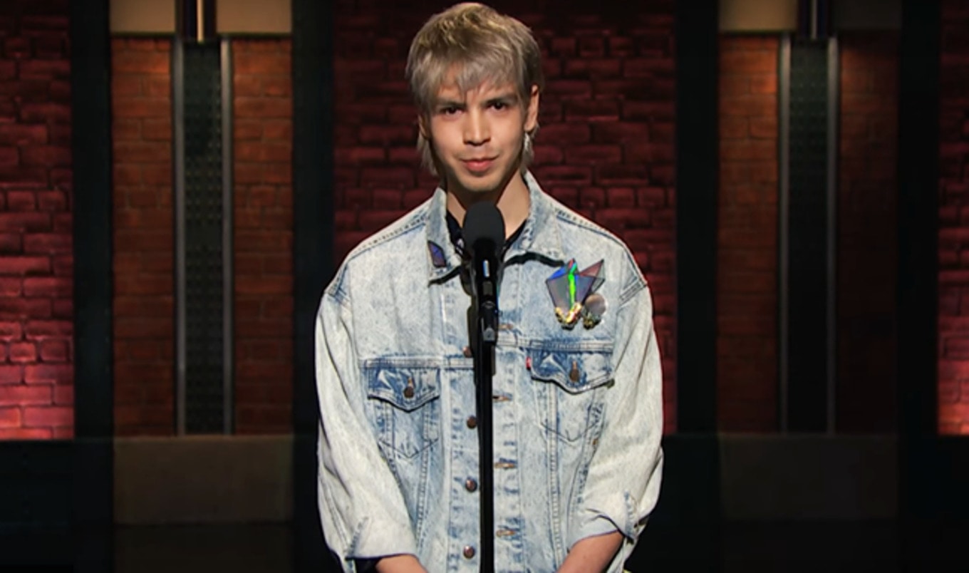Vegan Comedian Performs on Late Night