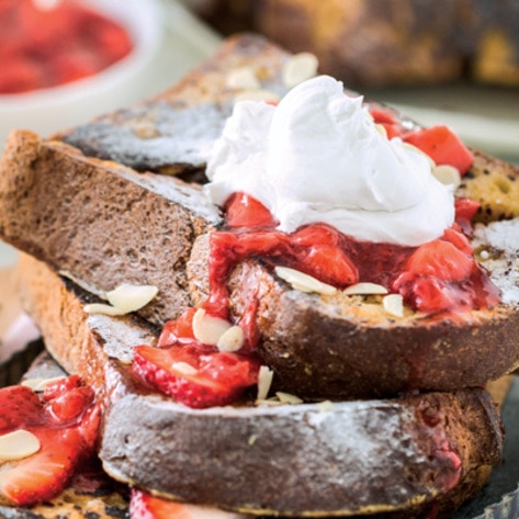 Strawberry-Vanilla French Toast