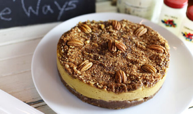 VegNews.PumpkinPieCheesecake
