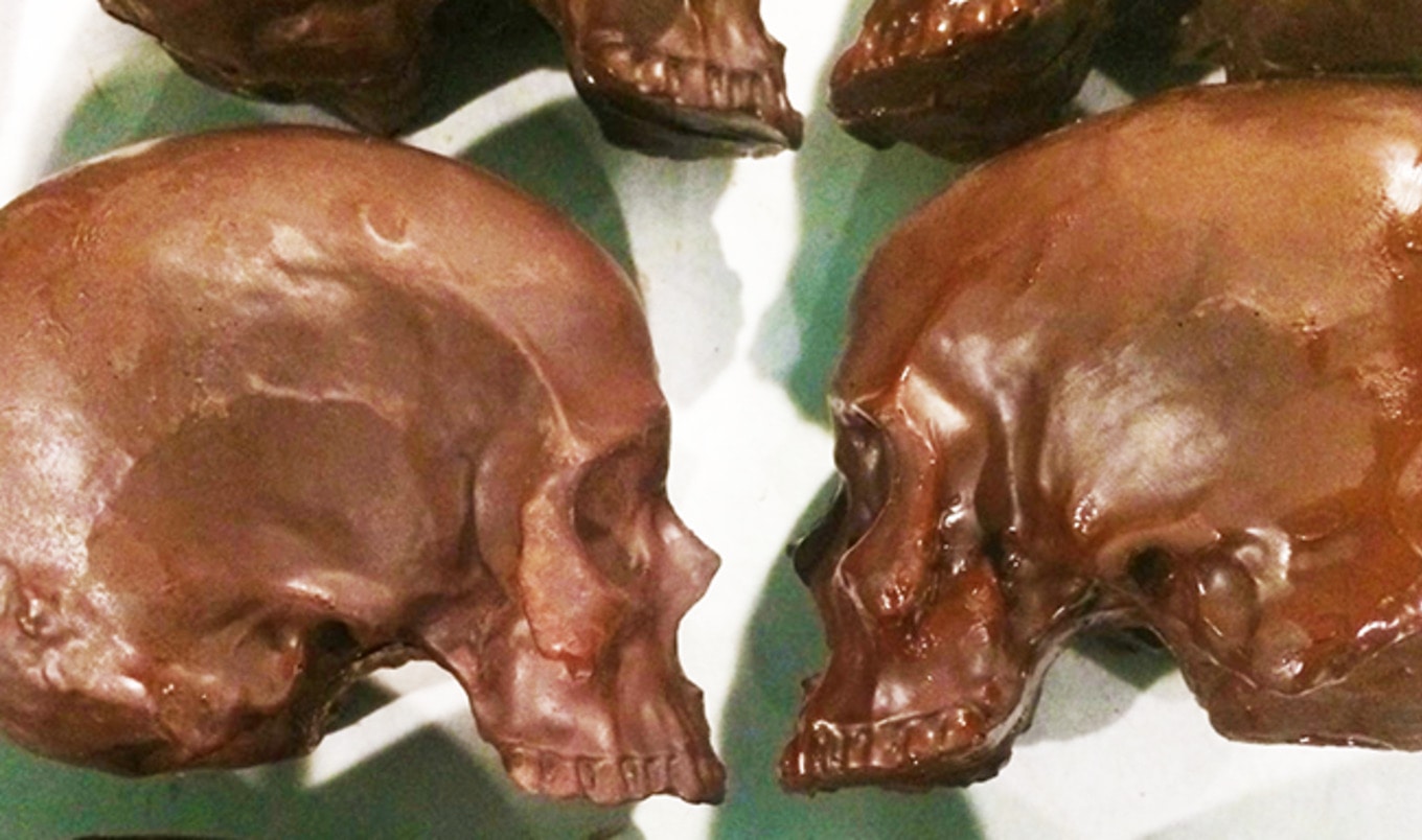 Vegan Chocolatier Makes Skulls for <i>Bones</i> Wrap Party