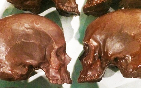 Vegan Chocolatier Makes Skulls for <i>Bones</i> Wrap Party