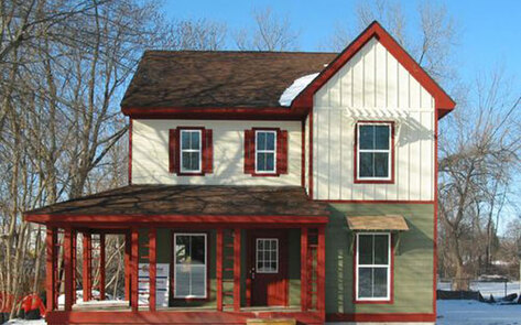 Habitat for Humanity and Home Depot Build Green Homes